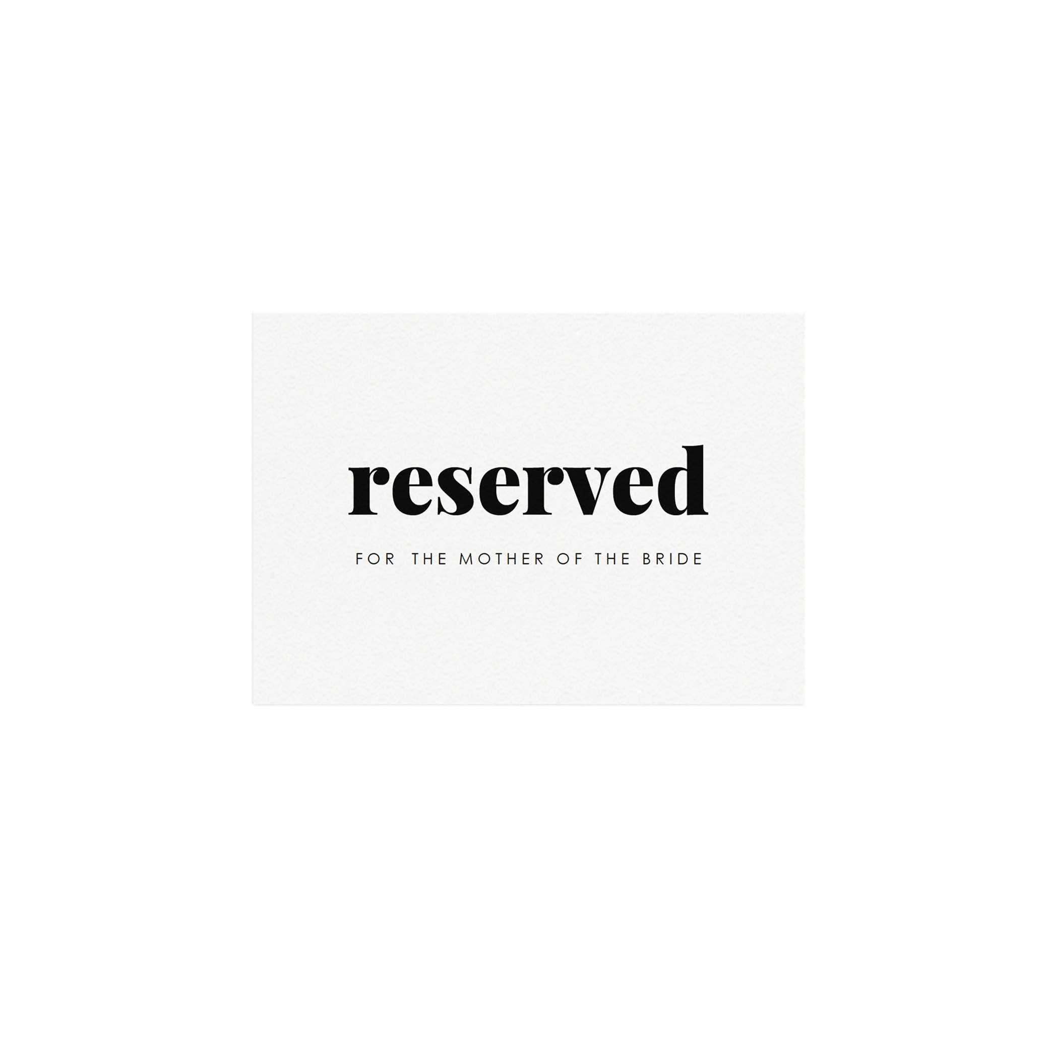 Fairfax Reserved Table Cards Template: Flat & Folded (PDF)