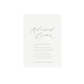 Sage Gray Calligraphy Rehearsal Dinner Invitation Template (PDF)