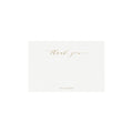 Gold Calligraphy Thank You Card Template: Editable A6 Wedding Stationery (PDF Instant Download)