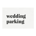 Fairfax Modern Wedding Parking Sign (PDF Instant Download)