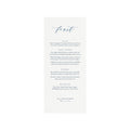 Navy Calligraphy Wedding Dinner Menu Template (Editable PDF)