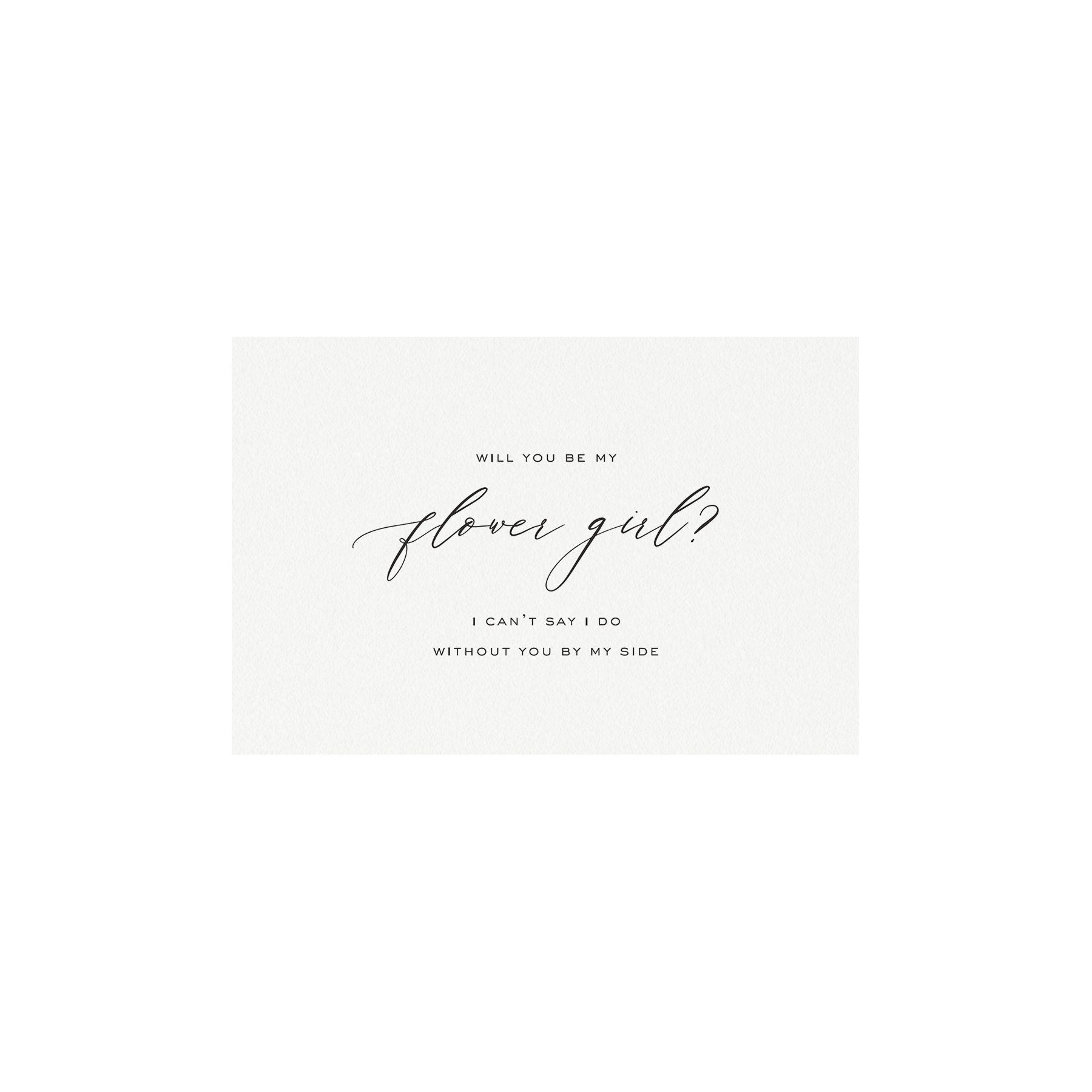 Bridesmaid Invitation: Calligraphy 4x6 Card, Reese Suite (PDF Download)