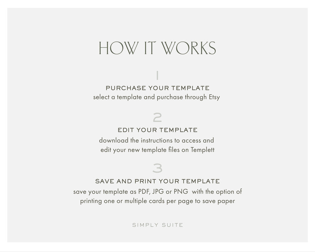 Elegant Calligraphy Wedding Invitation Template: 5x7 Printable (Instant Download)