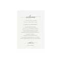 Calligraphy Wedding Welcome Bag Card Template (PDF Instant Download)