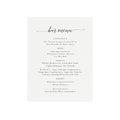 Calligraphy Wedding Bar Menu Template: Printable Cocktail Sign (PDF Download)