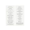 Catholic Wedding Program Template: Black Calligraphy (Printable PDF)