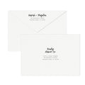 Calligraphy A7 Envelope Template: Modern Brush Script (PDF Download)