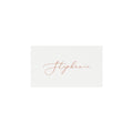 Blush Calligraphy Place Card Template: Editable Flat or Tented (Digital Download)