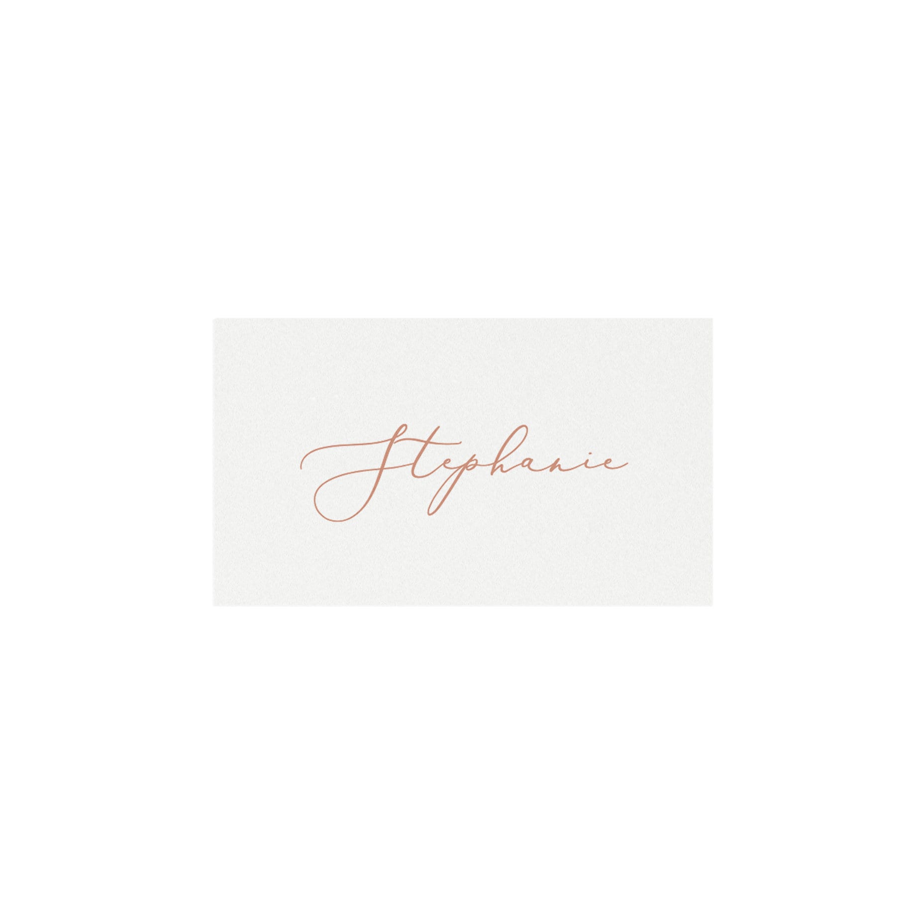 Blush Calligraphy Place Card Template: Editable Flat or Tented (Digital Download)