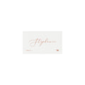 Marlow: 3.5x2 FLAT and FOLDED Escort Card Template with Meal Icons in Blush, Calligraphy Tented Place Cards, Templett Instant Download