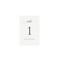 Wedding Table Number Template: 4x6 or 5x7, Social Media Hashtag (Digital Download)