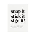 Fairfax Wedding Guest Book Sign: Modern Serif (PDF Template)