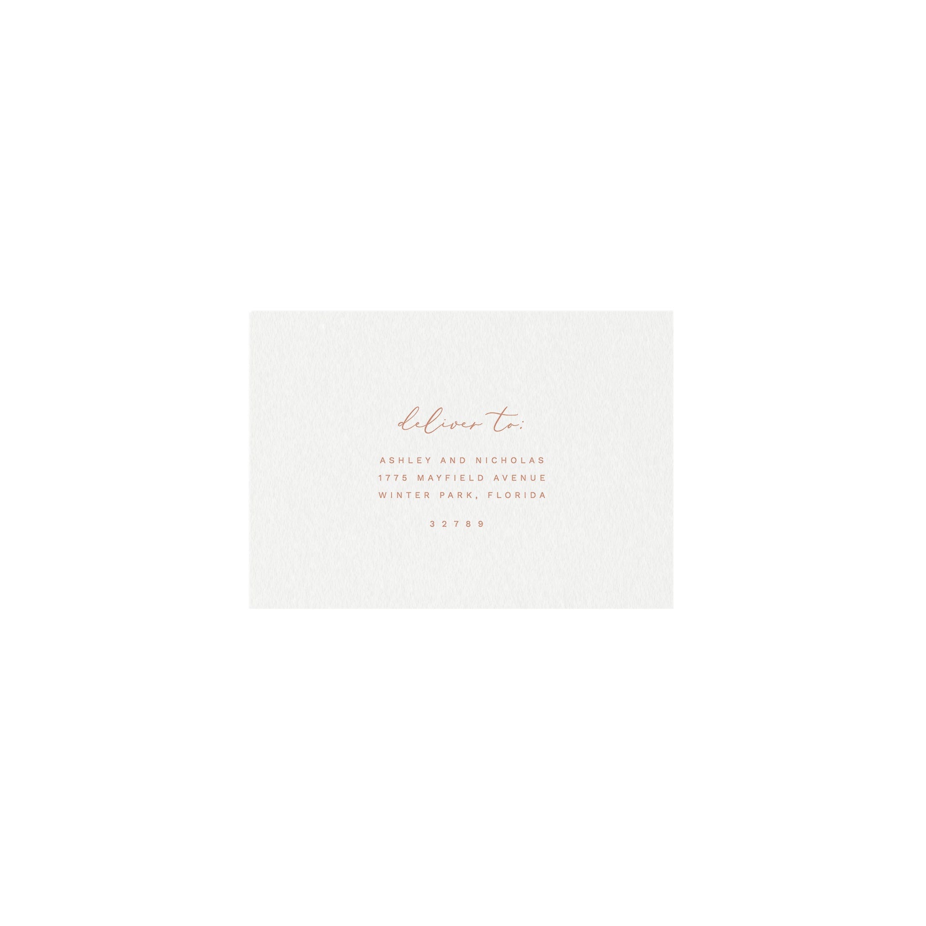 Blush Wedding RSVP Envelope Template: Printable 4BAR Calligraphy (Digital Download)