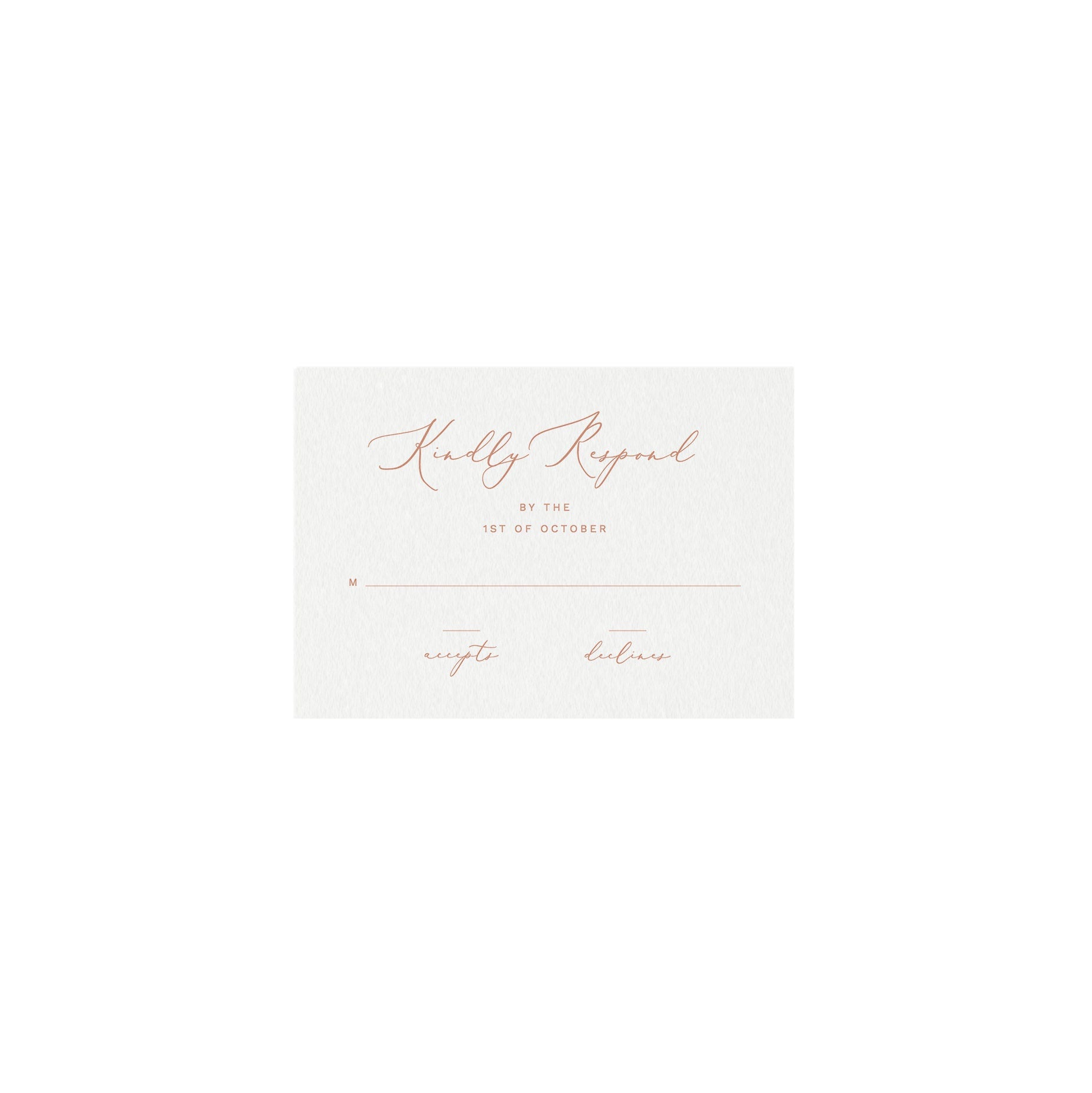 Blush Wedding RSVP Card Template: 3.5x5 Printable Reply Card (Instant Download)