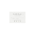 Slate Gray Wedding RSVP Card Template with Meal Icons (Digital Download)