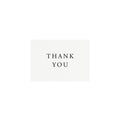 Elegant Wedding Thank You Sign: Minimalist Black, 5x7 (PDF Download)