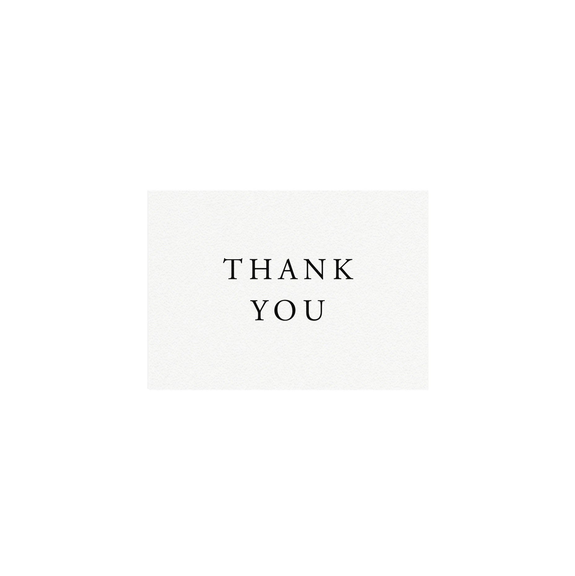 Elegant Wedding Thank You Sign: Minimalist Black, 5x7 (PDF Download)