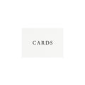 Elegant Wedding Cards Sign: Simple Black Design (PDF Download)