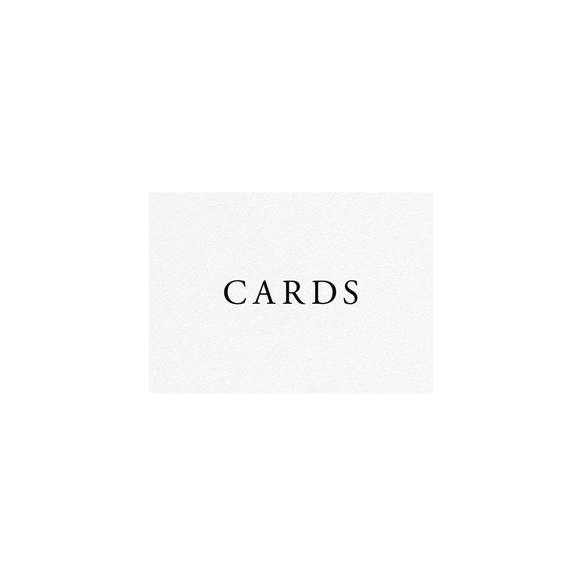 Elegant Wedding Cards Sign: Simple Black Design (PDF Download)