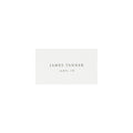Gardner: Escort Card Template in Slate Gray, 3.5x2, Flat, Folded, Printable Full Name Escort Place Card, Classic, Templett, Instant Download