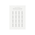 Wedding Seating Chart Poster Template: Elegant Gardner Design (Instant Download)