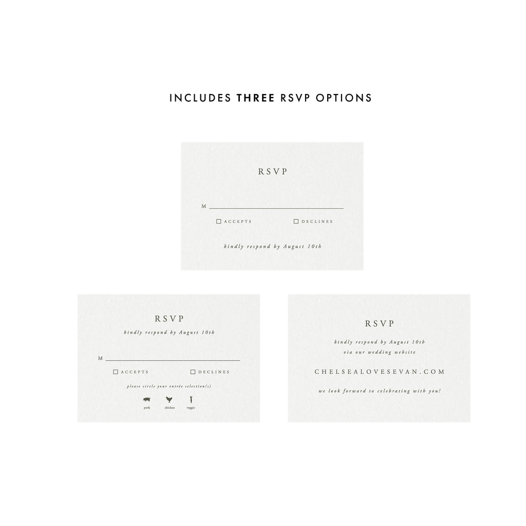 Classic Wedding Invitation Template: Elegant Serif DIY Kit (Instant Download)
