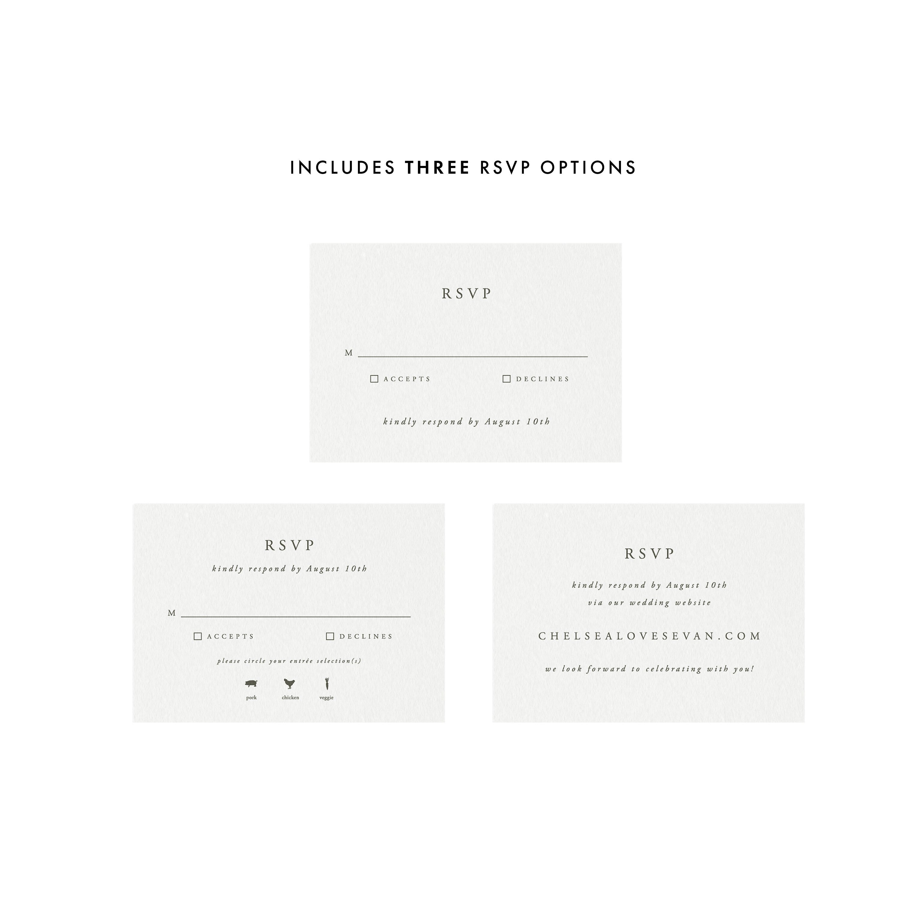Classic Wedding Invitation Template: Elegant Serif DIY Kit (Instant Download)