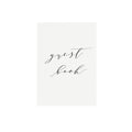 Melia Wedding Guest Book Sign: Elegant Calligraphy (PDF Instant Download)