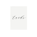Calligraphy Cards and Gifts Wedding Sign: Melia Design (PDF Download)