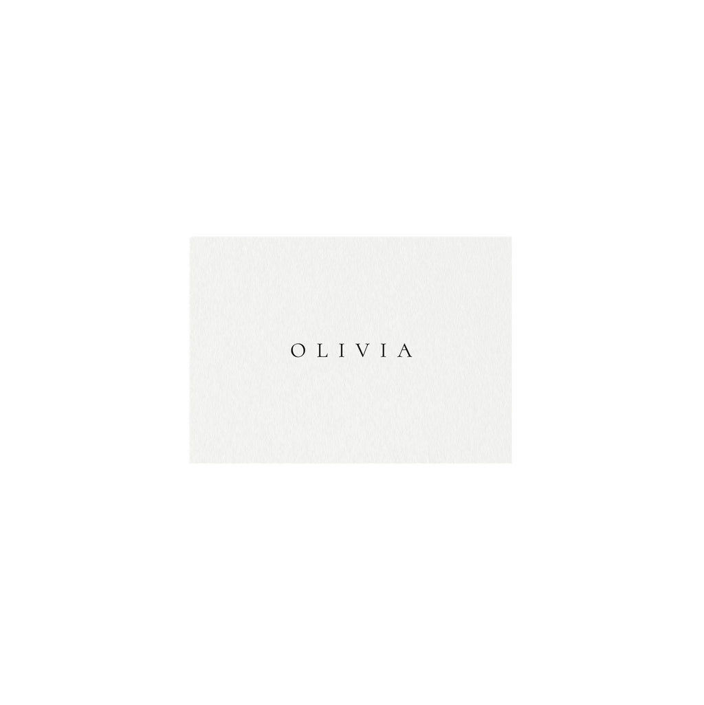 Minimalist Wedding Place Card Template, Editable Text (Digital Download)