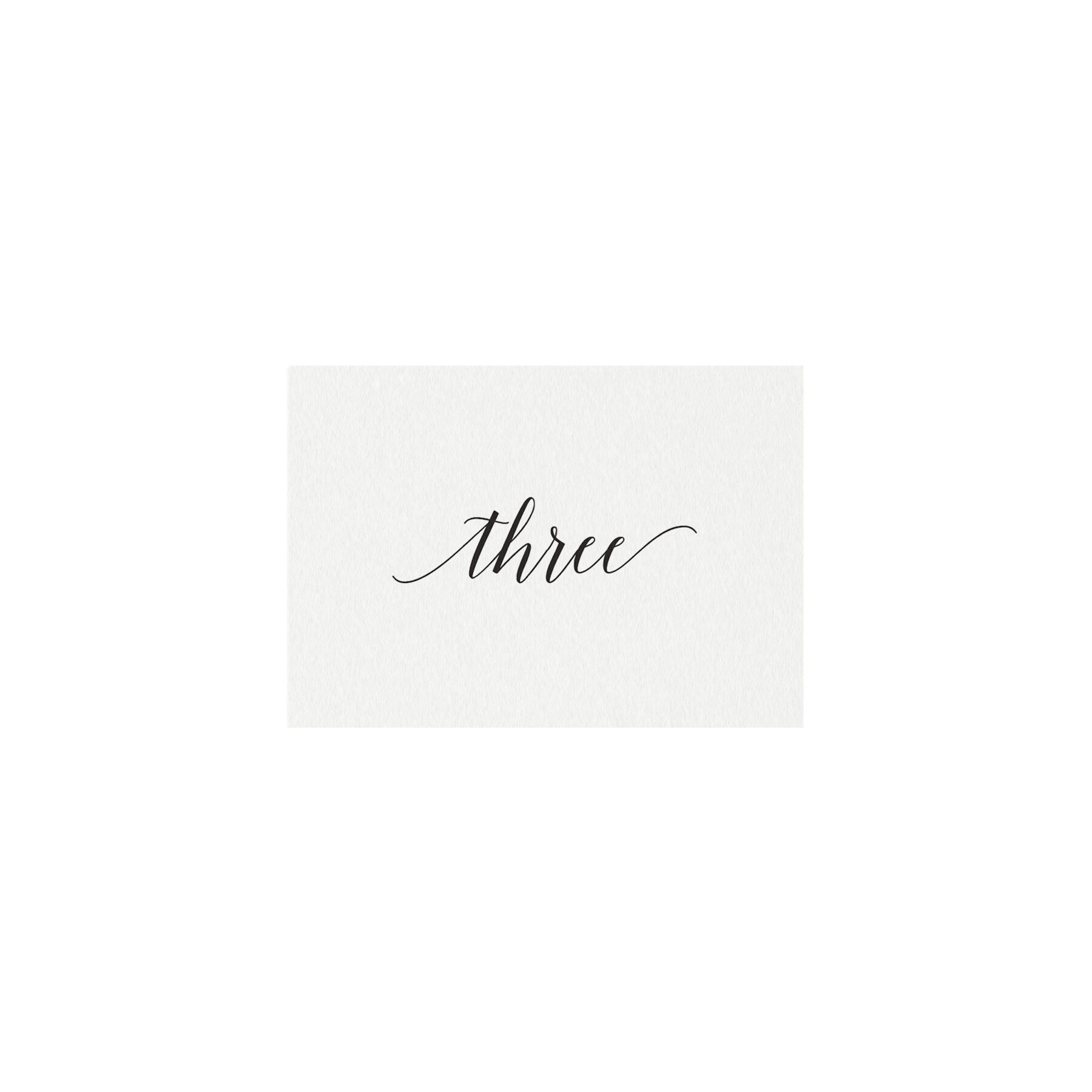 Modern Calligraphy Wedding Table Numbers 1-32 (PDF Download)