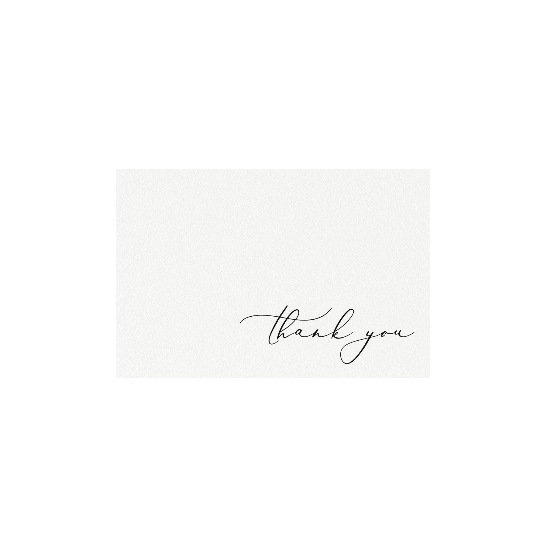 Calligraphy Thank You Card Template: 4x6 Printable (PDF Instant Download)