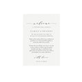 Melia Wedding Welcome Card Template: Elegant Calligraphy (PDF Download)