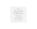Elegant Calligraphy Wedding Invitation Template: 5x5 Square (Instant Download)