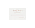 Blush Wedding RSVP Card: Minimalist Calligraphy (3.5x5 Printable, Templett Download)