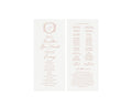 Blush Wedding Program Template: Calligraphy Monogram (Digital Download)