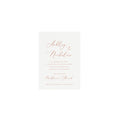 Blush Wedding Invitation Template: 5x7 Website RSVP (Instant Download)