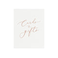 Blush Calligraphy Cards & Gifts Wedding Sign (PDF Download)