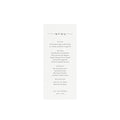 Minimalist Wedding Menu Template 4x9: Elegant Printable Dinner (Instant Download)