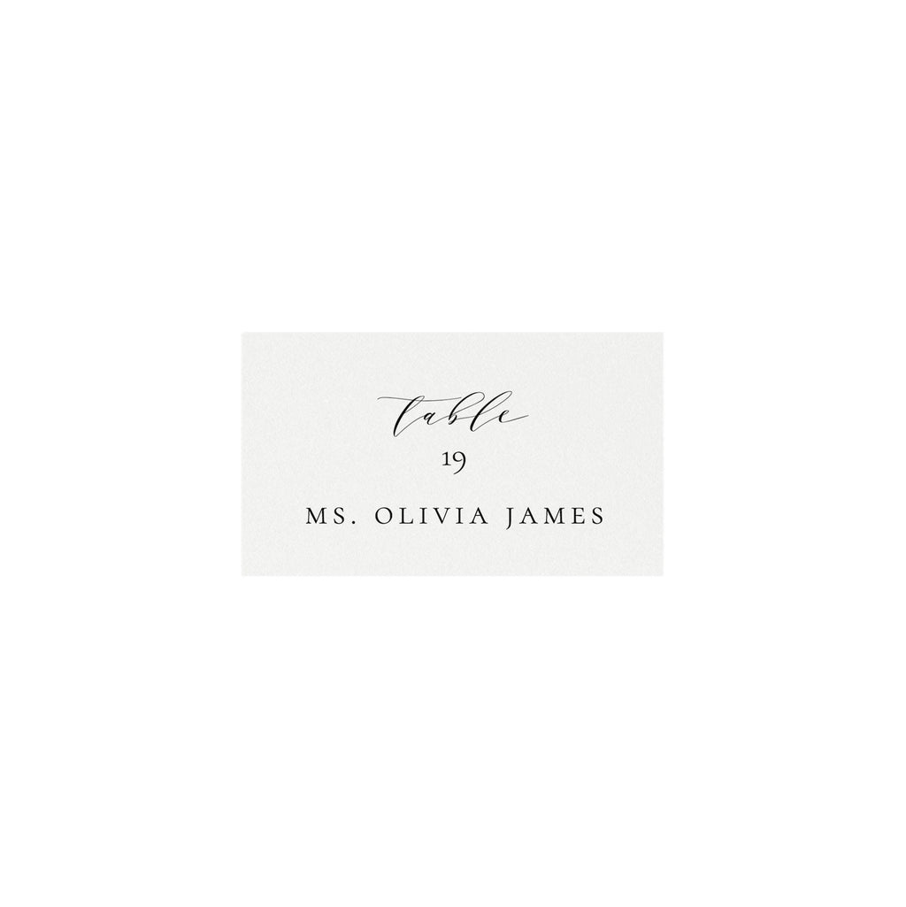 Melia: Printable Escort Card Template, 3.5x2, Wedding Escort Cards, Dinner Escort Cards, Seating Chart Alternative Templett Instant Download