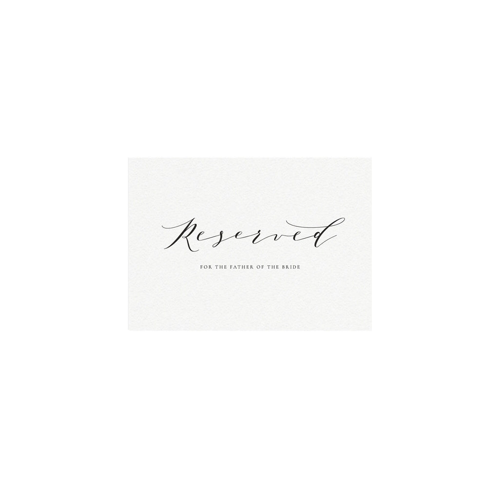 Melia Reserved Table Sign Template: Elegant Wedding Decor (Digital Download)