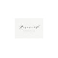 Melia Reserved Table Sign Template: Elegant Wedding Decor (Digital Download)