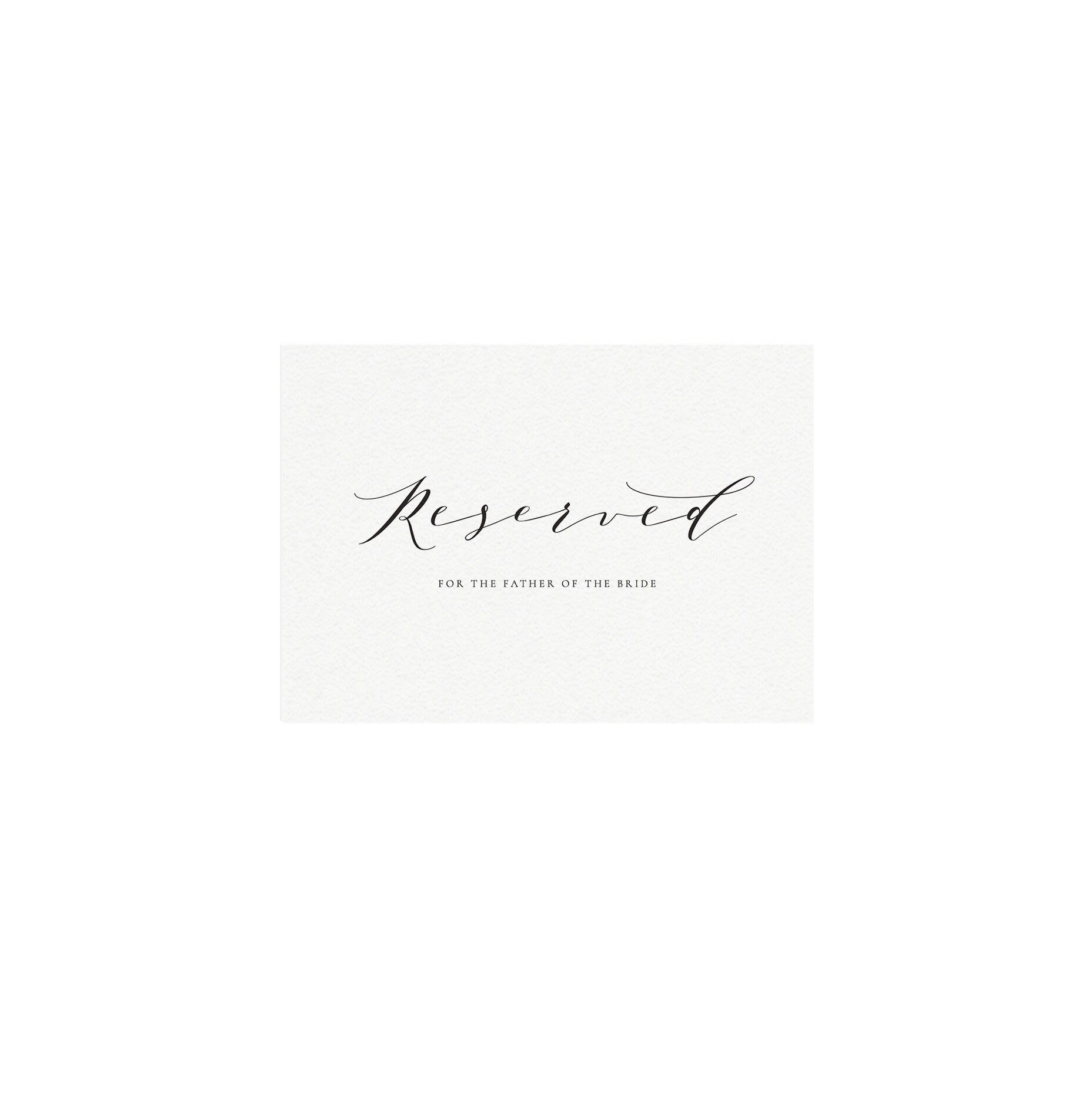 Melia Reserved Table Sign Template: Elegant Wedding Decor (Digital Download)