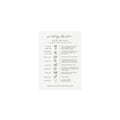 Wedding Timeline Template: Reese, 5x7 with Icons (DIY, Instant Download)