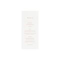 Blush Calligraphy Wedding Menu Template: 4x9 Printable (Instant Download)