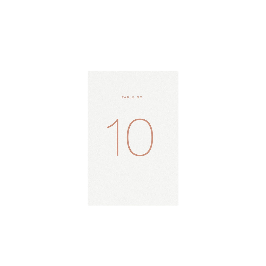Blush Wedding Table Numbers Template: Minimalist Printable (Digital Download)