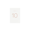 Blush Wedding Table Numbers Template: Minimalist Printable (Digital Download)