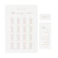 Blush Wedding Reception Templates Bundle: Seating Chart, Menu, Place Card (Digital Download)