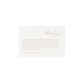 Blush Calligraphy Thank You Card Template 4x6 (Templett Instant Download)