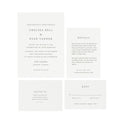 Classic Wedding Invitation Template: Elegant Serif DIY Kit (Instant Download)